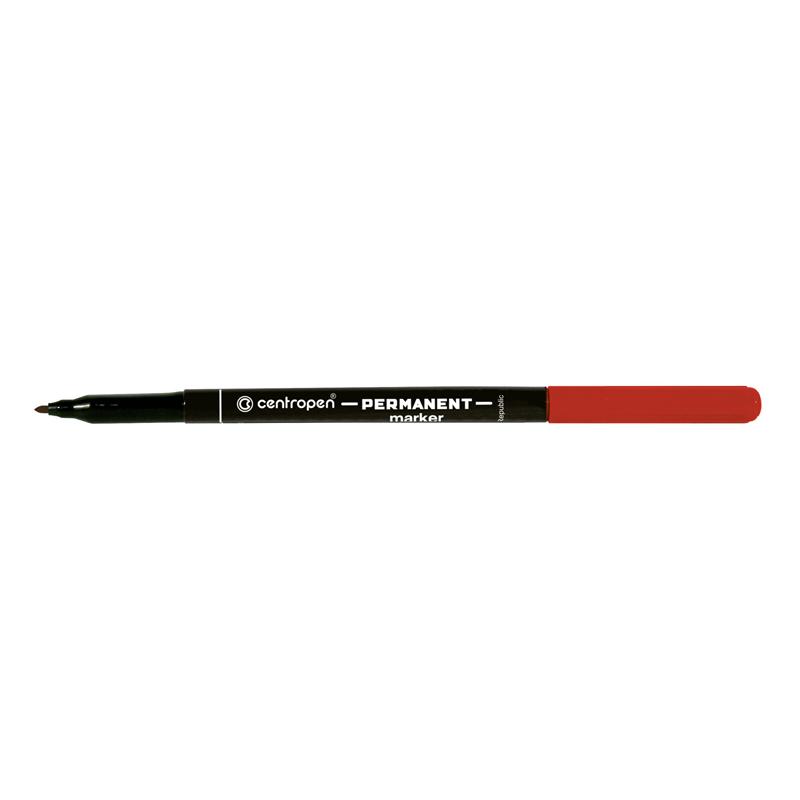 Маркер CENTROPEN Permanent 2536/02, 1 мм червоний